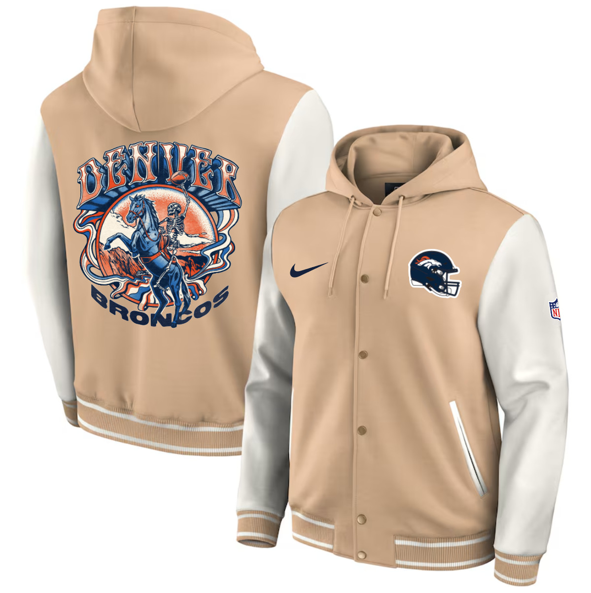 Men 2025 NFL Denver Broncos jacket syle 2